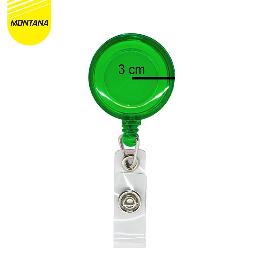 

MONTANA YOYO GANTUNGAN ID CARD PLASTIK PANJANG TALI 70 CM NAME TAG TC-2RETAIL
