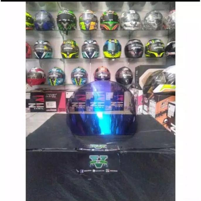 [Expert] VISOR VENOM KYT KYOTO / IRIDIUM BLUE / VENOM NORISK