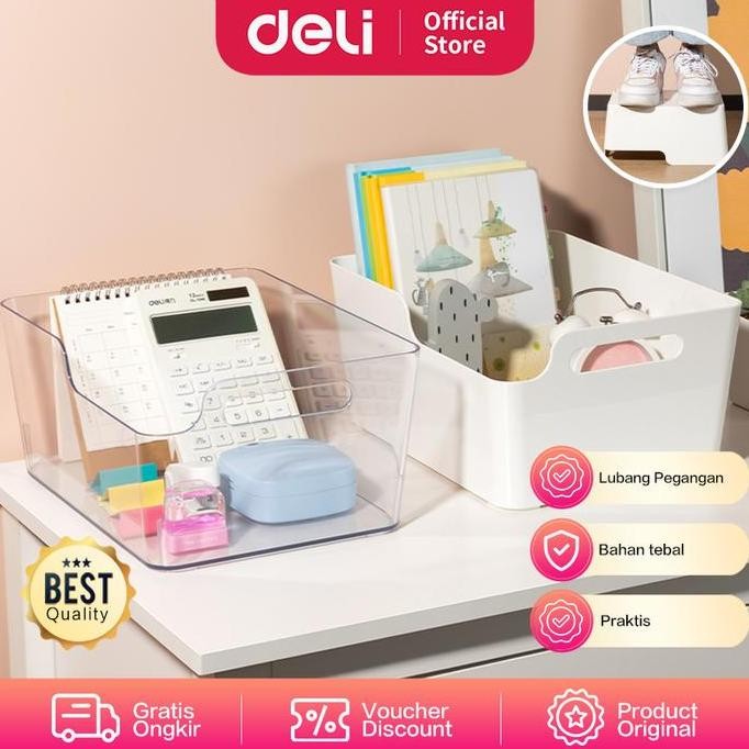 

Terlaris Deli Storage Box / Kotak Penyimpanan Kapasitas 40 Kg Multifungsi Pk107