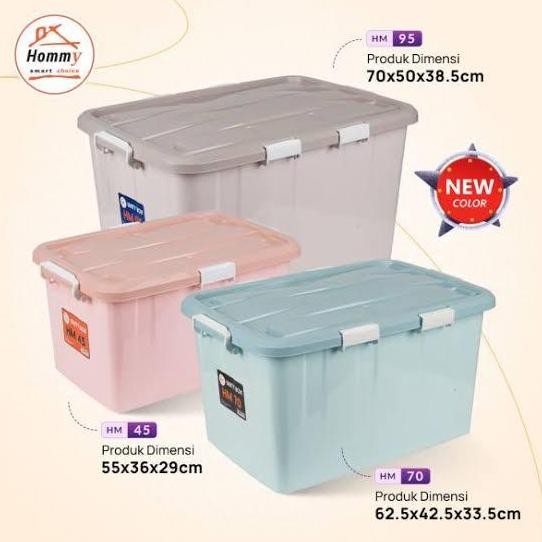 

Terlaris Box Container / Unity Box 95Lt Merk Hommy Hm95 - 7626