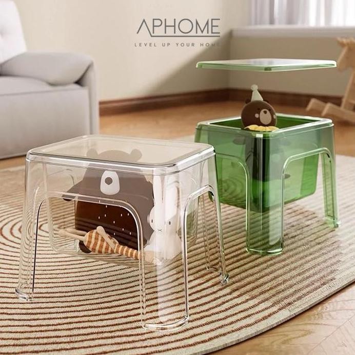 

Terlaris Aphome Kursi Anak Kotak Mainan Bangku Anak Kursi Estetik Transparan Storage Boneka Kotak Penyimpanan Boneka Emil