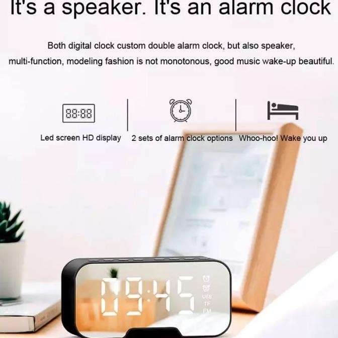 (Expert) Digital Clock with Bluetooth Speaker Alarm / Jam Digital Bluetooth