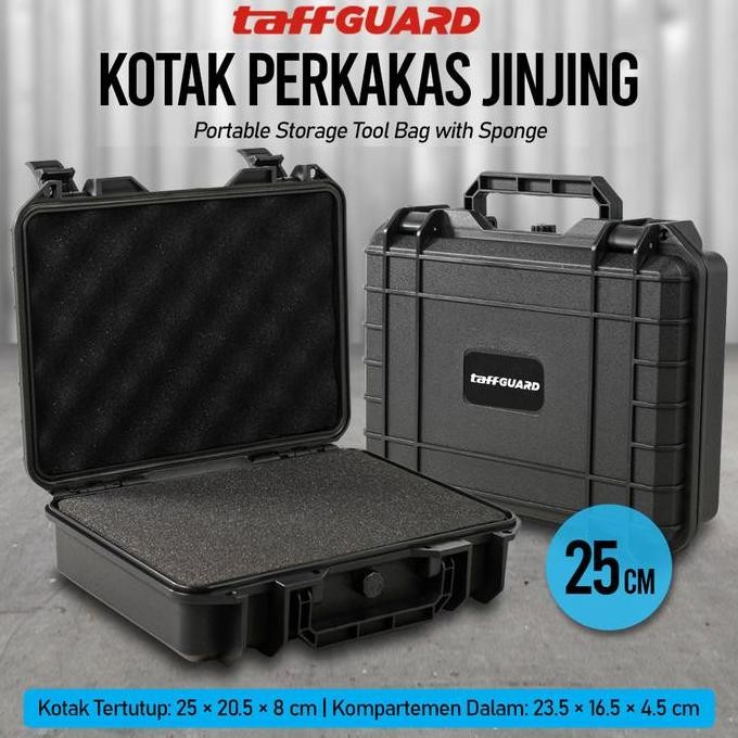 

Terlaris Taffguard Kotak Perkakas Portable Storage Tool Box Bag With Spons 25 Cm