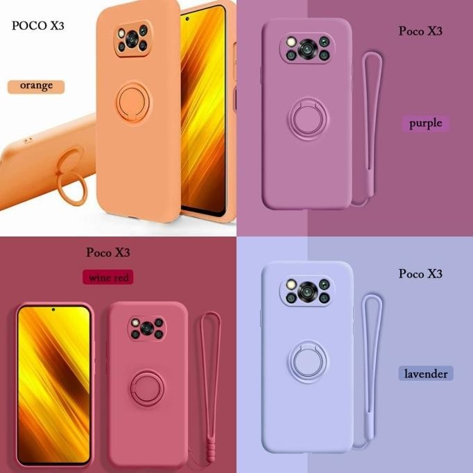 (Expert) Xiaomi Poco X3 NFC / Poco X3 Pro Case Silicone with Ring Holder
