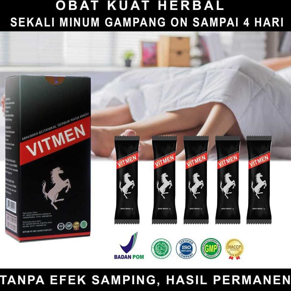 Vitmen Obat Kuat Minuman Serbuk Suplemen Pria Dewasa Rasa Madu Murah