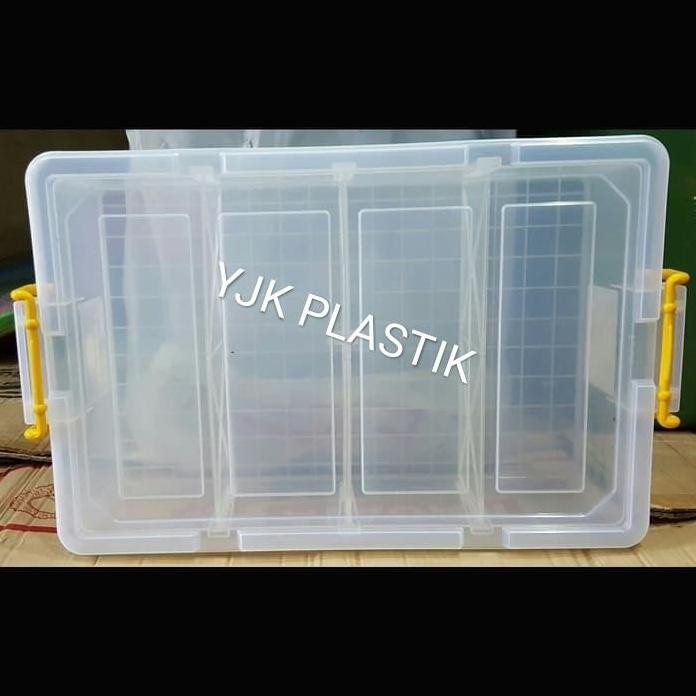 

Terlaris [Cargo] Container Box Patriot 19 Liter Cb 19 Sip 136 Shinpo ( 4 Sekat)