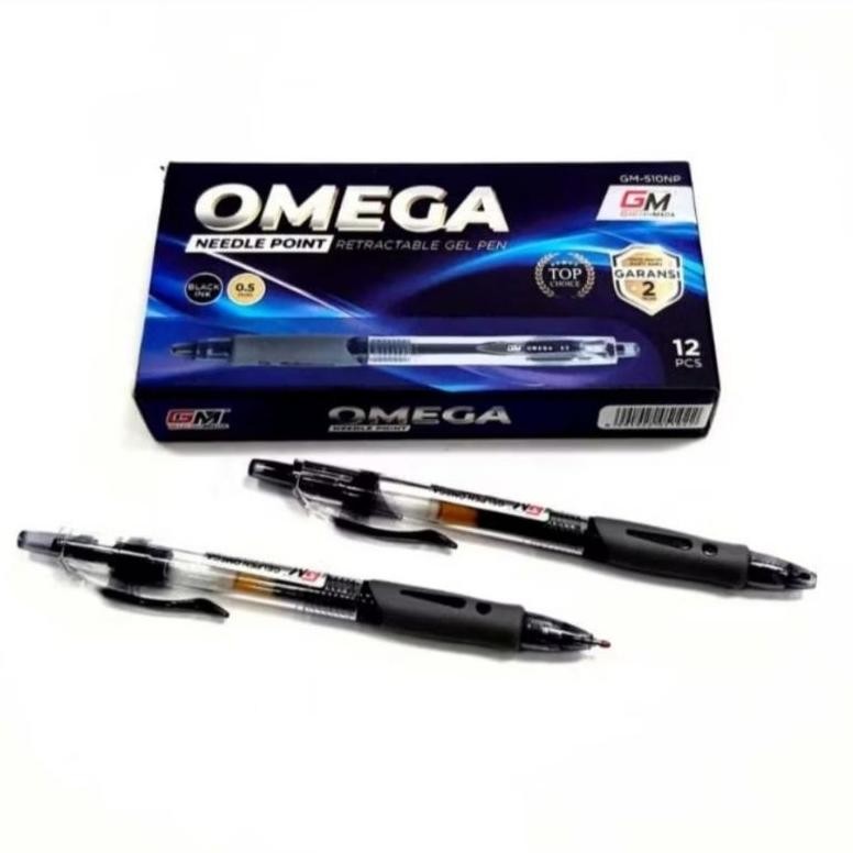 

Pulpen Gel Pen Omega GM-510NP 0,5 mm (12 pcs)