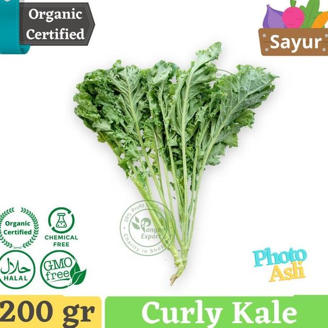 

Kale Keriting , Sayur Bumbu Buah Segar