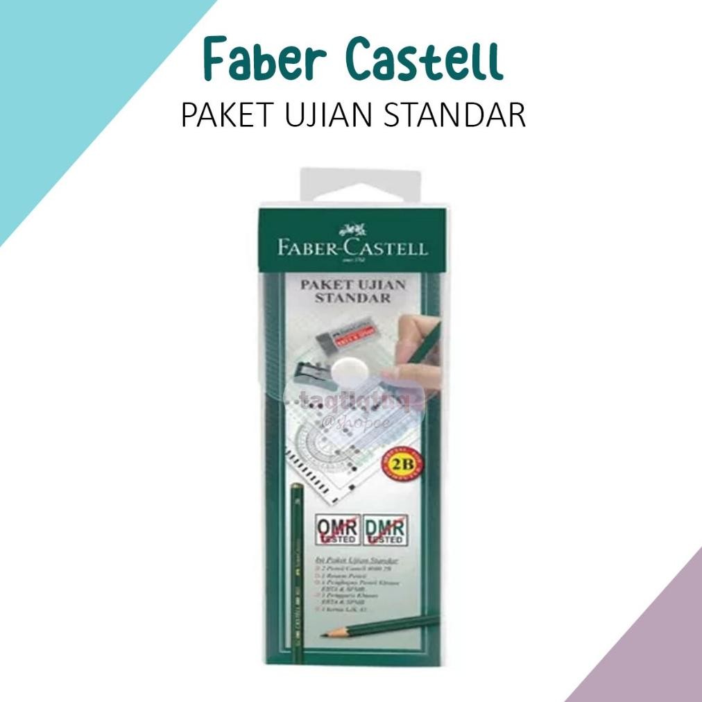 

Paket Ujian Standar Faber Castell Exam Set Standard Isi 2 Pensil 2B Rautan Penghapus Penggaris Kertas Ljk Kotak Pensil ATK Stationery