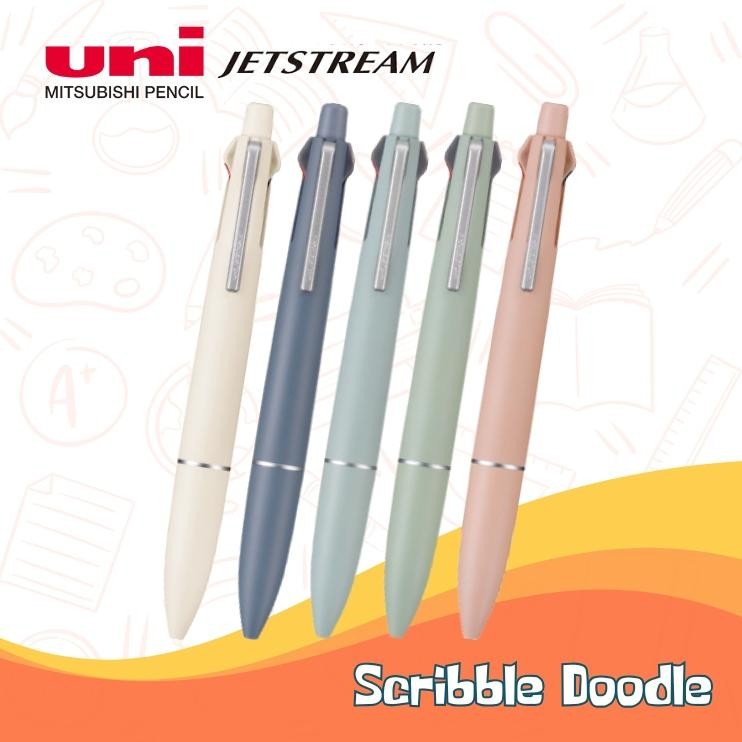 

UNI Jetstream 4+1 Lite Touch Multi Ballpoint Pen & Mechanical Pencil | Pulpen Uni Ball Uniball Jet Stream