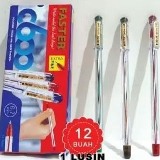

Pulpen Faster C600 Hitam Murah (12pcs)