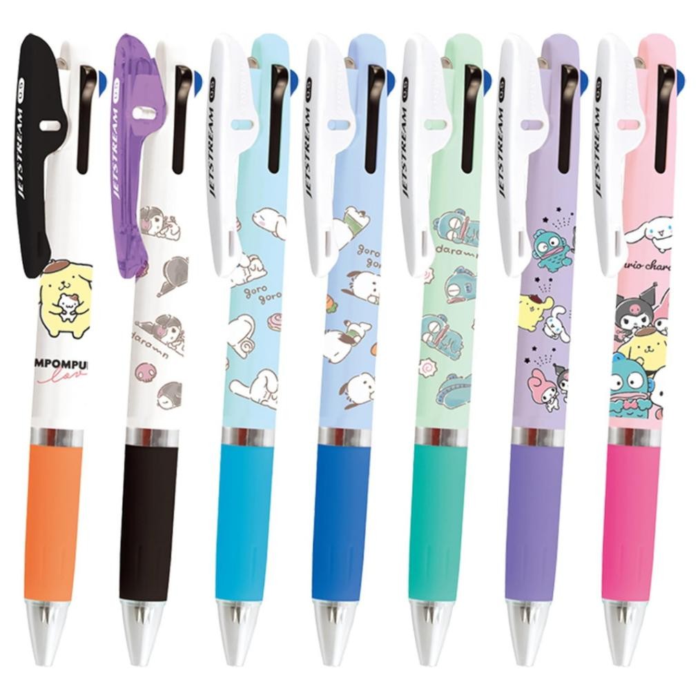 

Uni Jetstream 3 Color Multi Pen Sleepy Sanrio Cinnamoroll Hangyodon Pochacco Kuromi Ballpoint Ink 0.5mm Pen Limited Edition