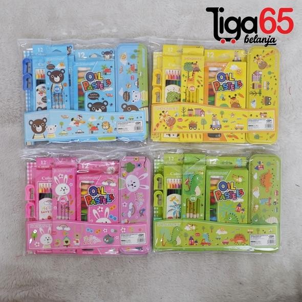 

Pensil Set Paket Alat Tulis Tempat Pensil Sekolah Lucu #40981 Stationery Set Souvenir Ulang Tahun Anak