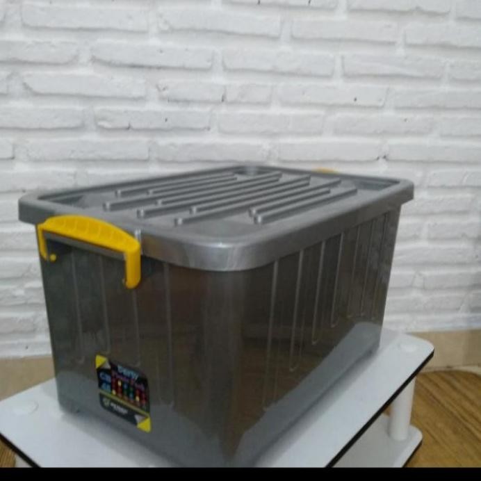 

Terlaris Stack Container Box Cb 45 Silver Mpw Kotak Wadah Storage Penyimpanan