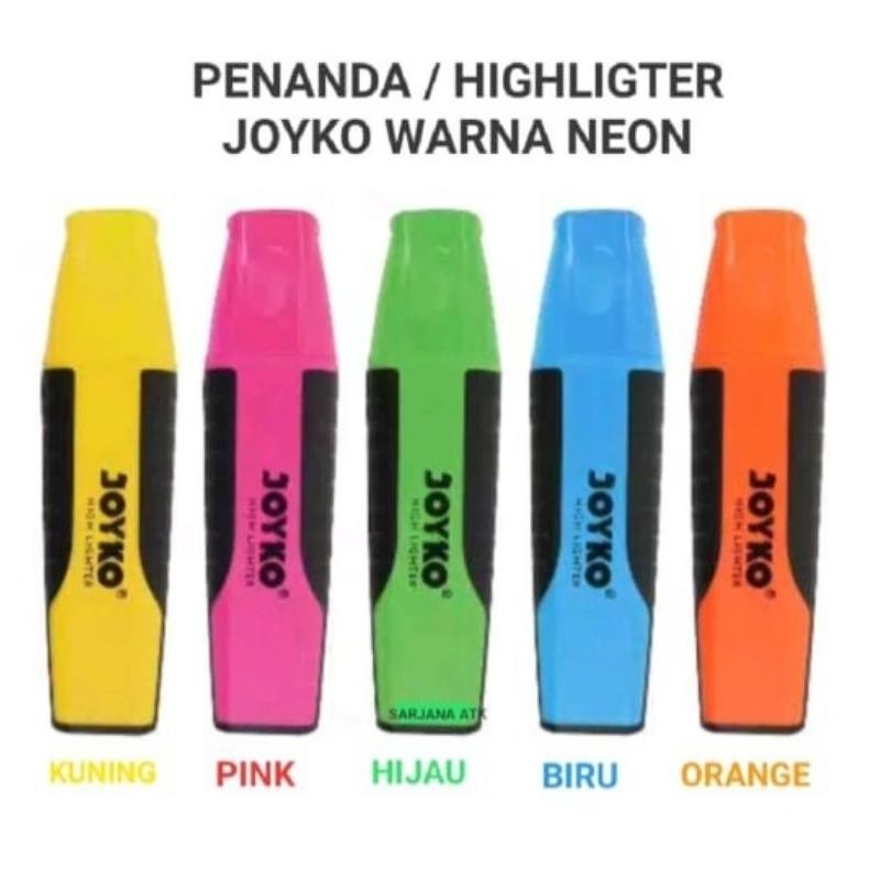 

(10pcs) Stabilo Joyko / stabilo warna / Highlighter joyko / HL 1-5