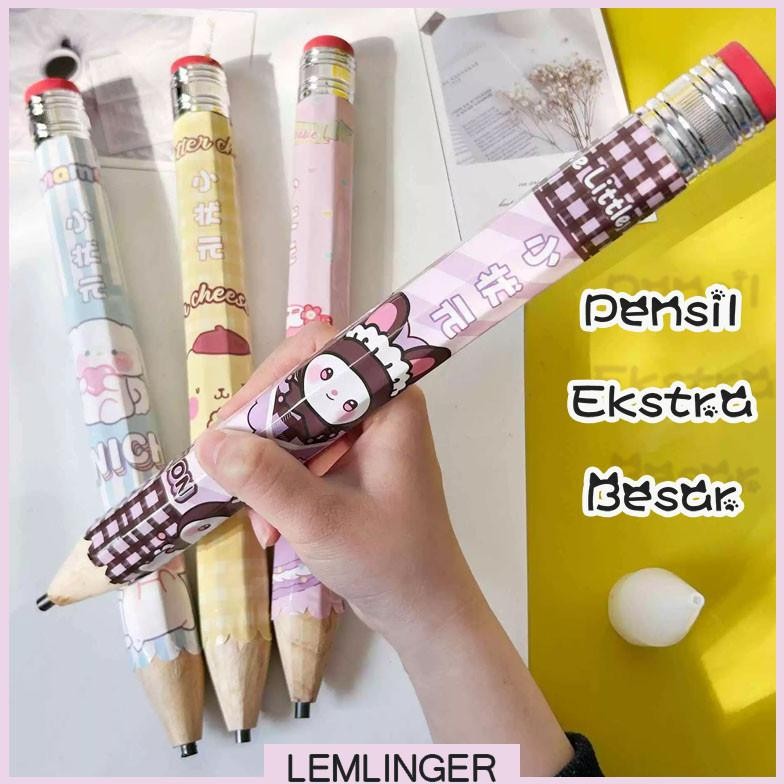 

LEMLINGERPensil Kartun Raksasa Pensil Kartun Jumbo Kreatif