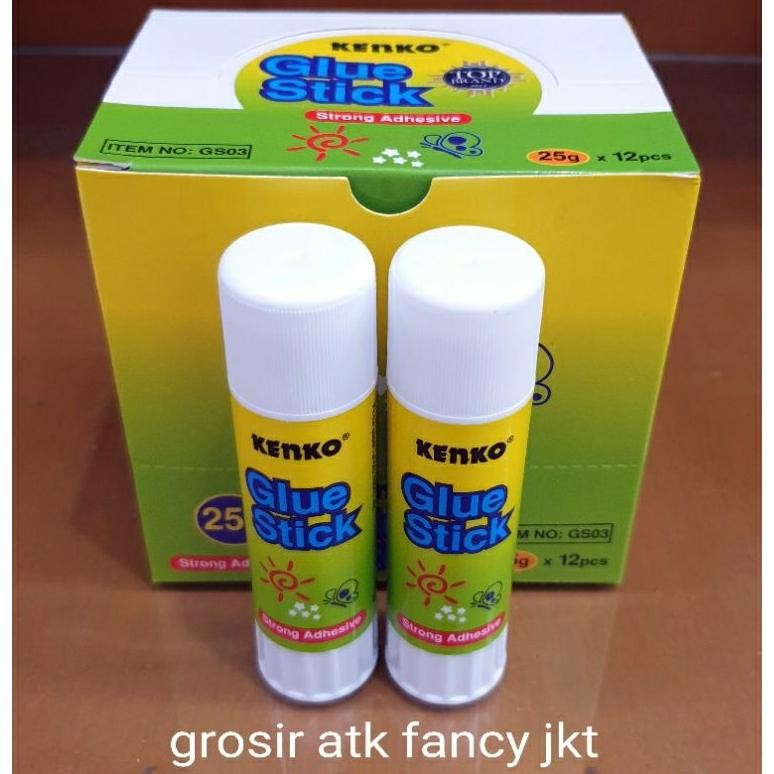 

Lem Kertas Glue Stick Kenko 25 gr GS03 Besar AST