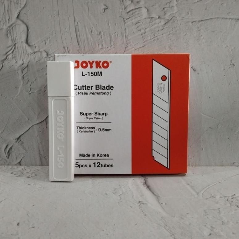 

Isi Pisau Cutter Joyko L 150 Besar 1 Box ( 12 kotak ) AST