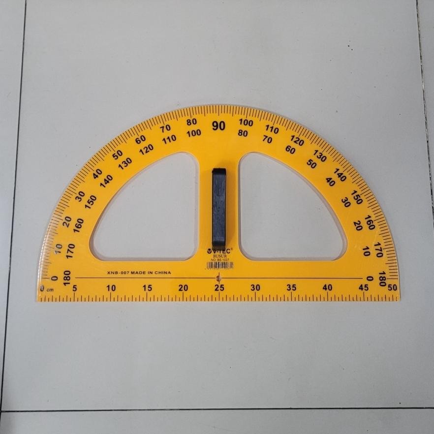 

Busur Derajat Plastik Besar 50 cm Whiteboard / Papan Tulis dengan Handle AST