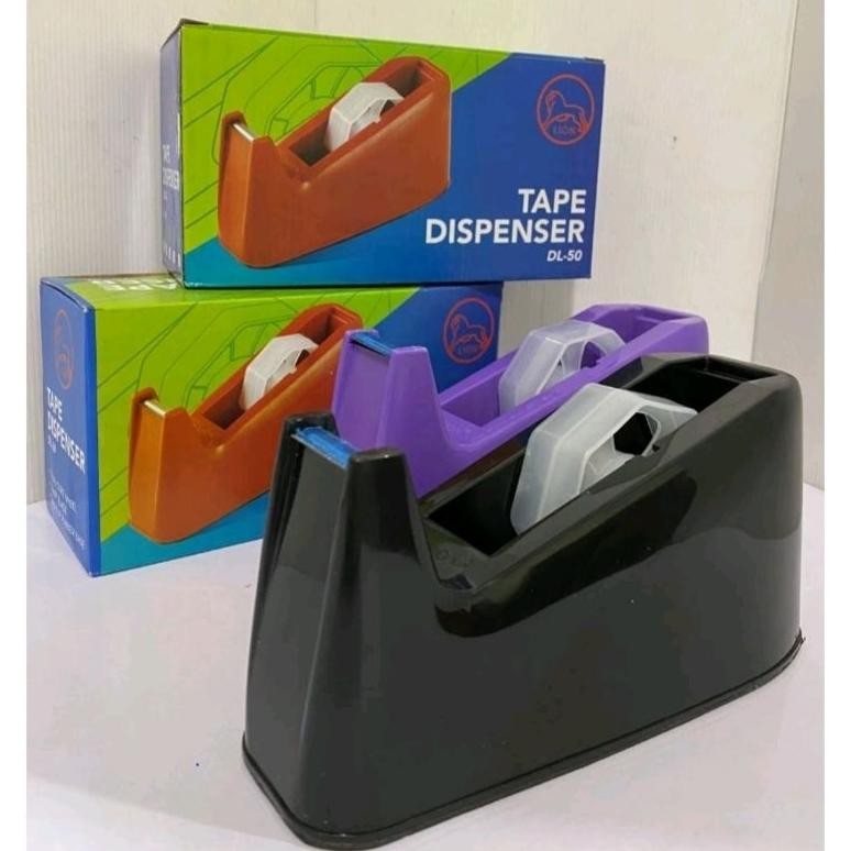 

Tempat Solatip / Tape Dispenser Isolasi Lion DL 50 AST