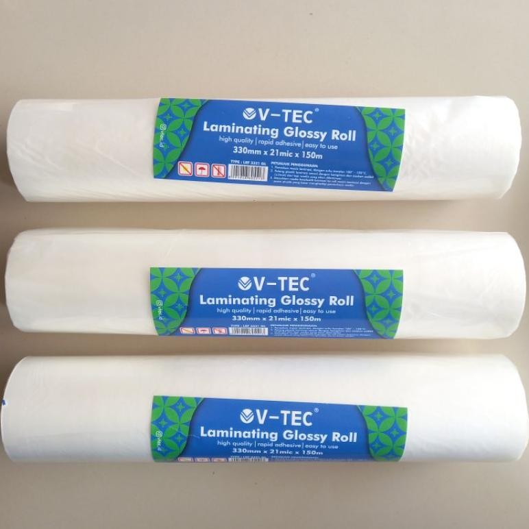 

Plastik Laminating Laminating Glossy Roll V-TEC LRF 3321 ( Rol ) [ Original ] AST