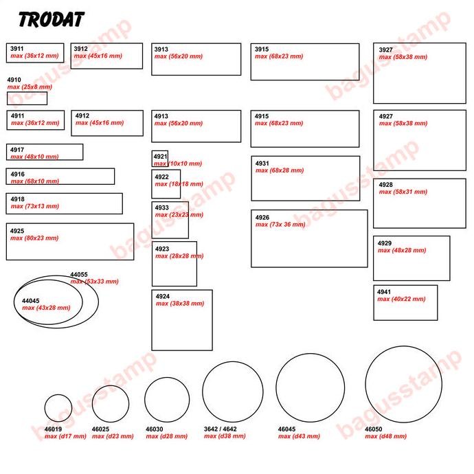 

Stempel Warna Otomatis Custom Design Trodat 4913
