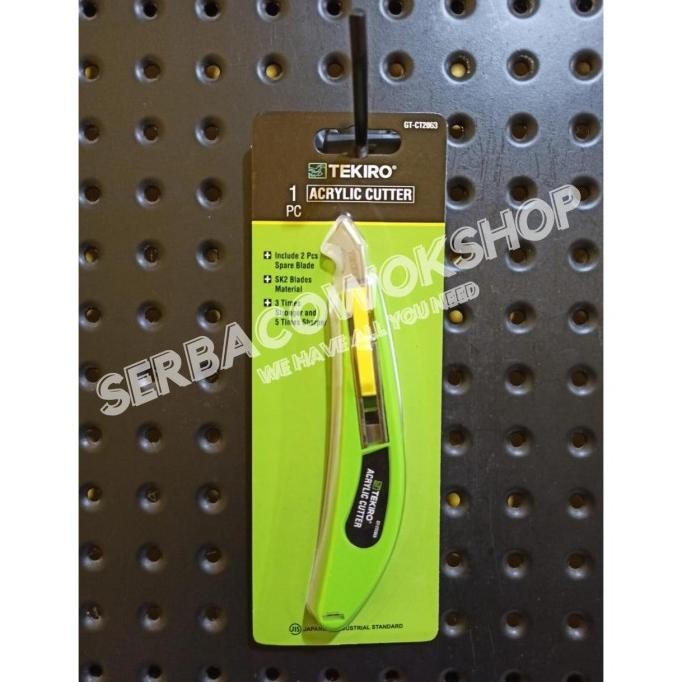 

TEKIRO Plastic Cutter Kater Acrylic Pisau Cutter Termurah AST