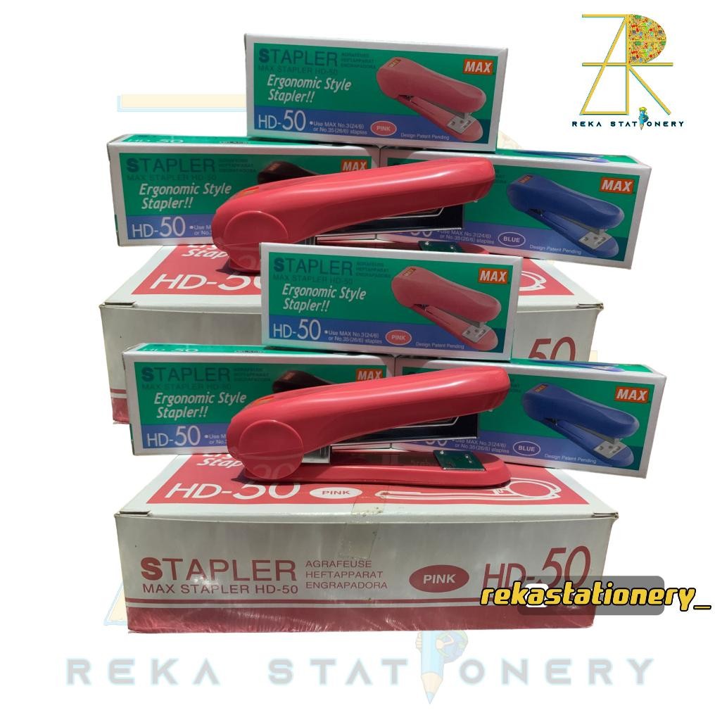 

Staples Max - Stapler Berkualitas untuk Kantor dan Sekolah, Harga per Pcs AST