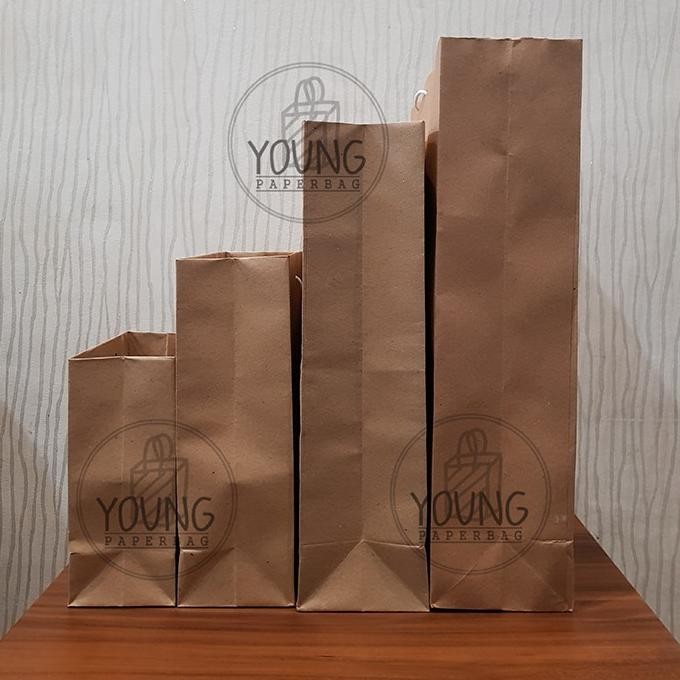 

Gb29 Paper Bag / Tas Kertas Buku Polos Uk.21X9X25,5 (1 Lusin (12Pcs))