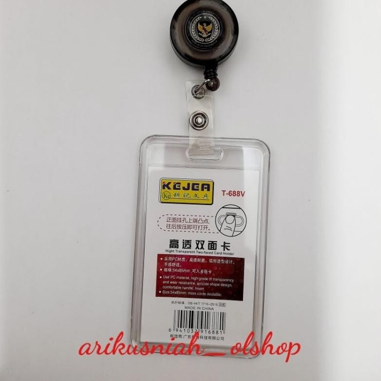 

Id card holder acrilik logo kementerian imigrasi dan pemasyarakatan terbaru AST