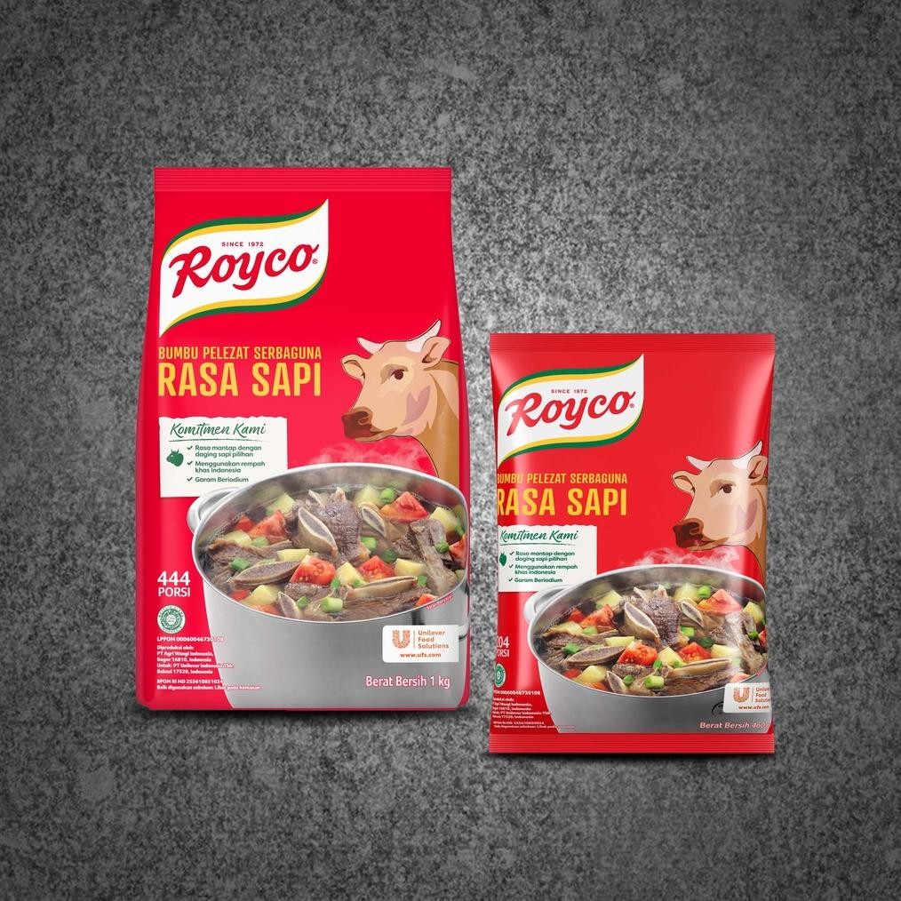 

Royco Bumbu Penyedap Rasa Ayam Pouch 1Kg 1 Karton