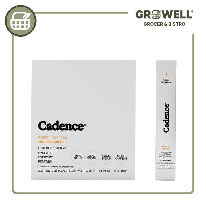 

CADENCE ELECTROLYTE ENERGY HYDRATION TROPICAL SURGE PER PIECE ORIGINAL DAN TERPERCAYA