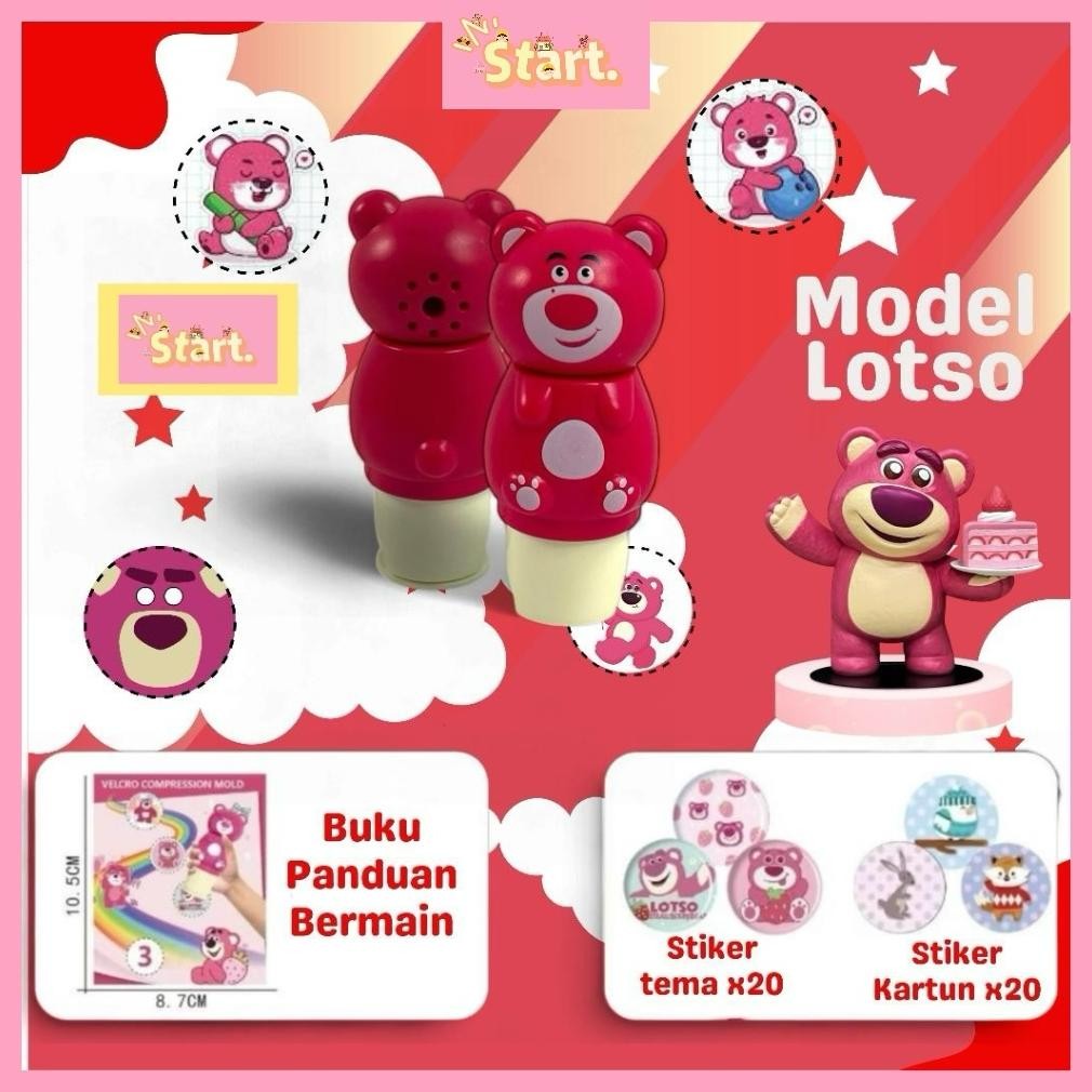 

Mainan Edukasi Karakter Mainan Lucu Stempel Magic Seal Stickers For Kids hadiah buku stiker kartun AST
