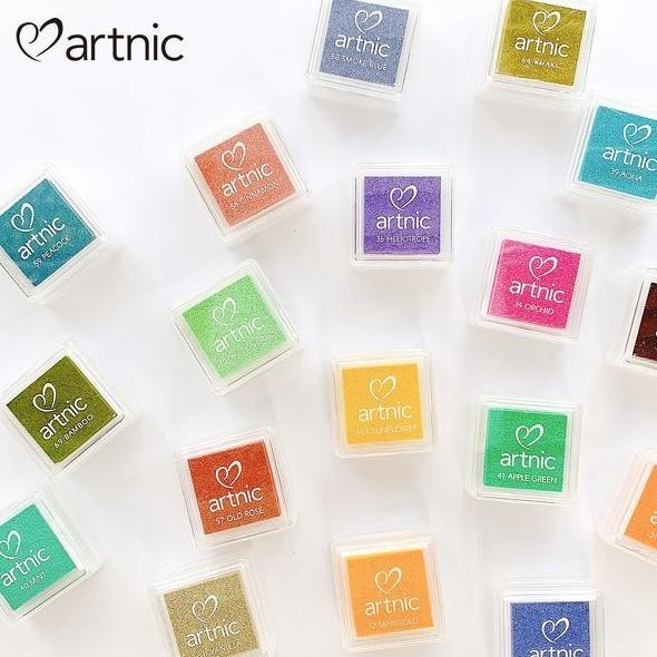 

Kodomo No Kao Artnic Ink Pad for Stamp Small Water Based Pigment Color Bantalan Cap Stempel AST