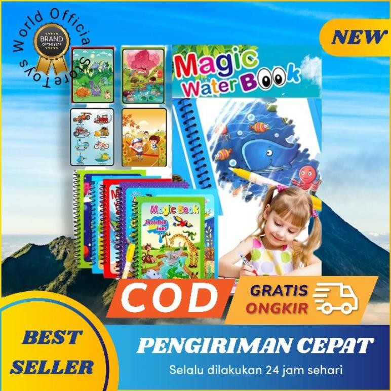 

Mainan Sank Magic Practice Book 1 Set isi 4 Buku + Pulpen AST