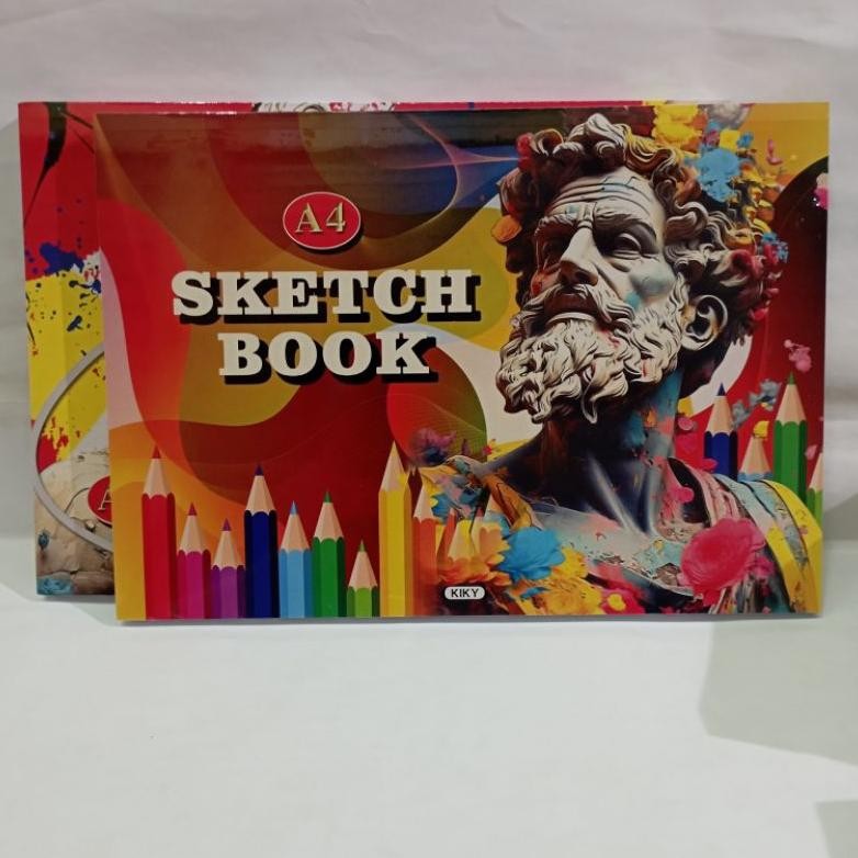 

KIKI SKETCH BOOK A4 50 lembar / pcs AST