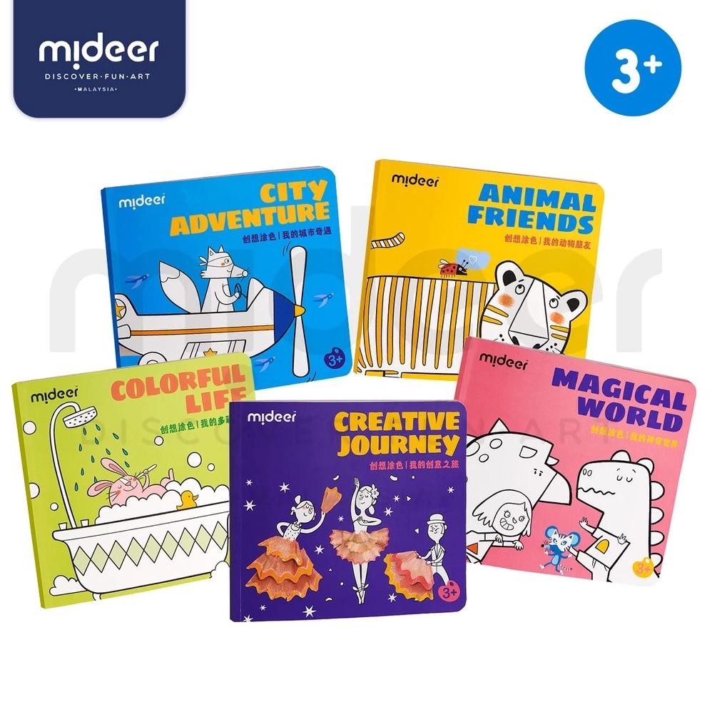 

Mideer&Hightune Children Coloring Book / Buku Mewarnai Anak 42 Lembar Kertas 170G AST