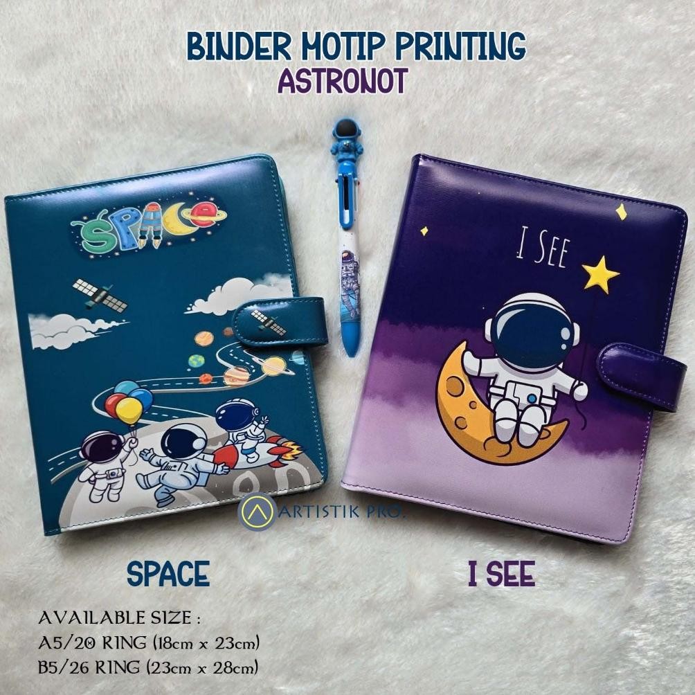 

Binder Printing Motip Duo Astronot ukuran A5 & B5 AST