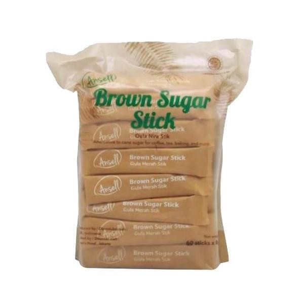 

Ansell Brown Sugar Stick 60 pcs x 8 gr - Gula