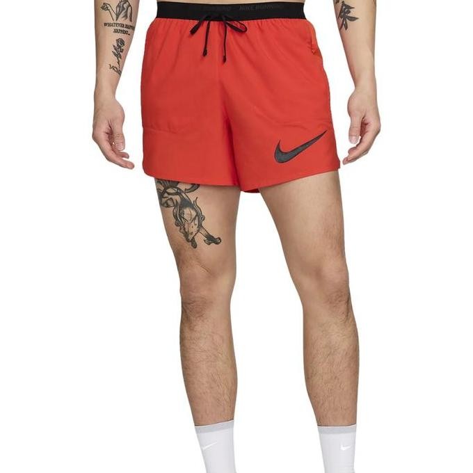 Nike Flex Stride Run Energy 5-Inch Brief-Lined Men'S Running Shorts - Red Terlaris