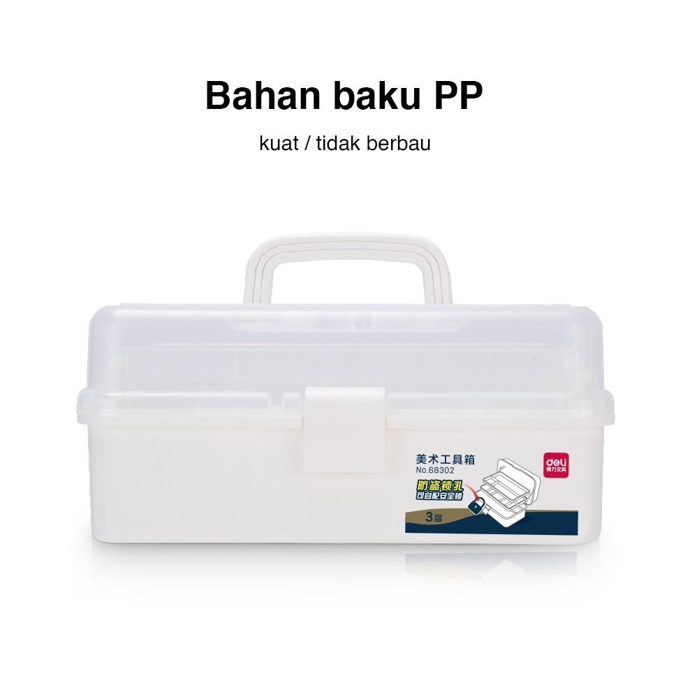 

Deli Art Toolbox / Kotak Peralatan Seni Sedang - 68302 AST
