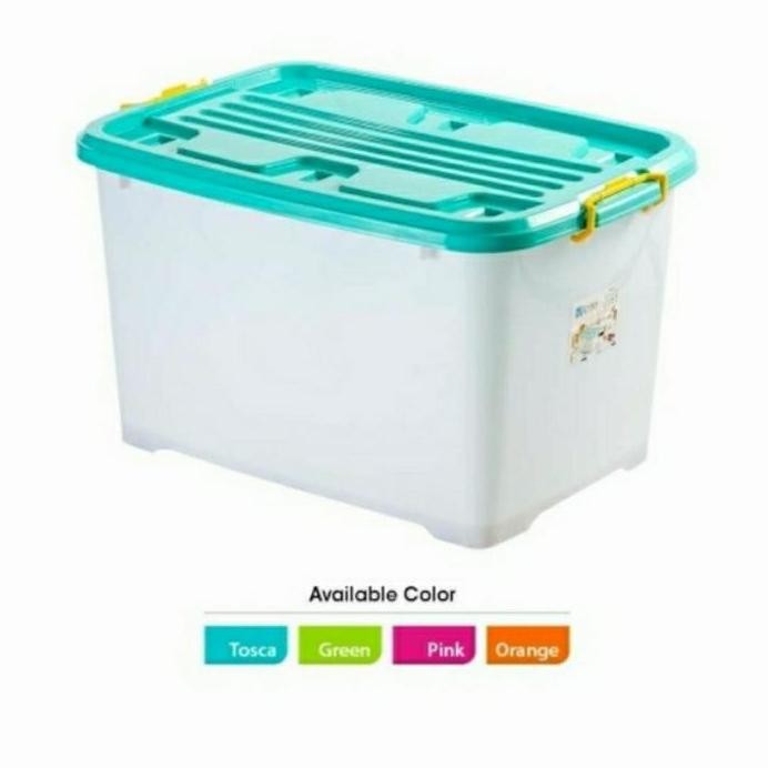 

Terlaris Container Box / Kotak / Wadah Penyimpanan Ezy Cb 130L Storage Box