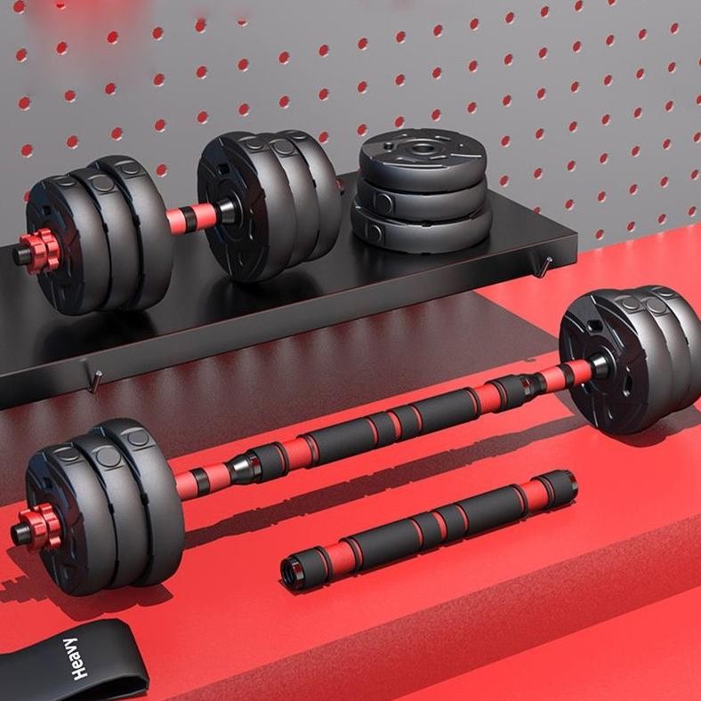 DUMBELL SET 20KG PERALATAN FITNESS DUMBELL BARBEL SET 20KG