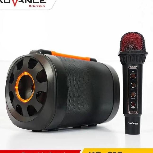 Ks613 Speaker Bluetooth Hifi Karaoke Wireless Portable Bass Aktif Bonus Mic Wireless