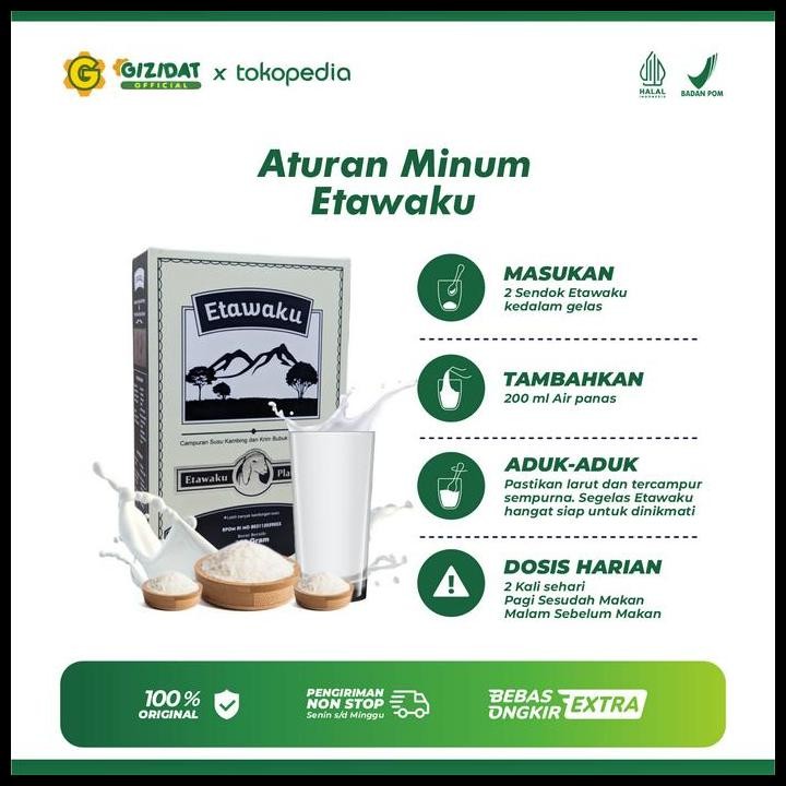

Terlaris Etawaku Platinum 3 Box Susu Kambing Etawa Murni Perisai Herbal Untuk Kesehatan Pernapasan Tulang Dan Imunitas Tubuh Good Quality
