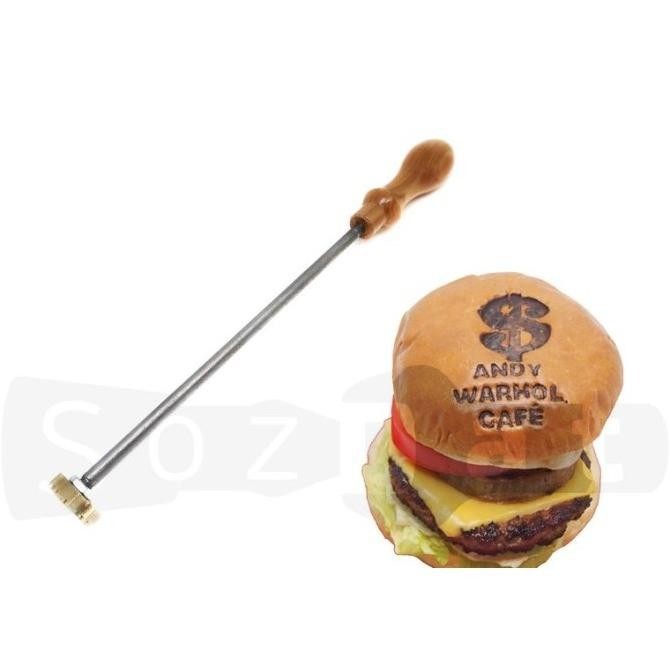 

Terlaris Stamp Roti burger stamp / stamping burger / branding burger / Stempel Burger SALE
