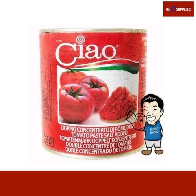 

Terlaris Ciao Tomato Paste 28/30 800gram Pasta Tomat SALE