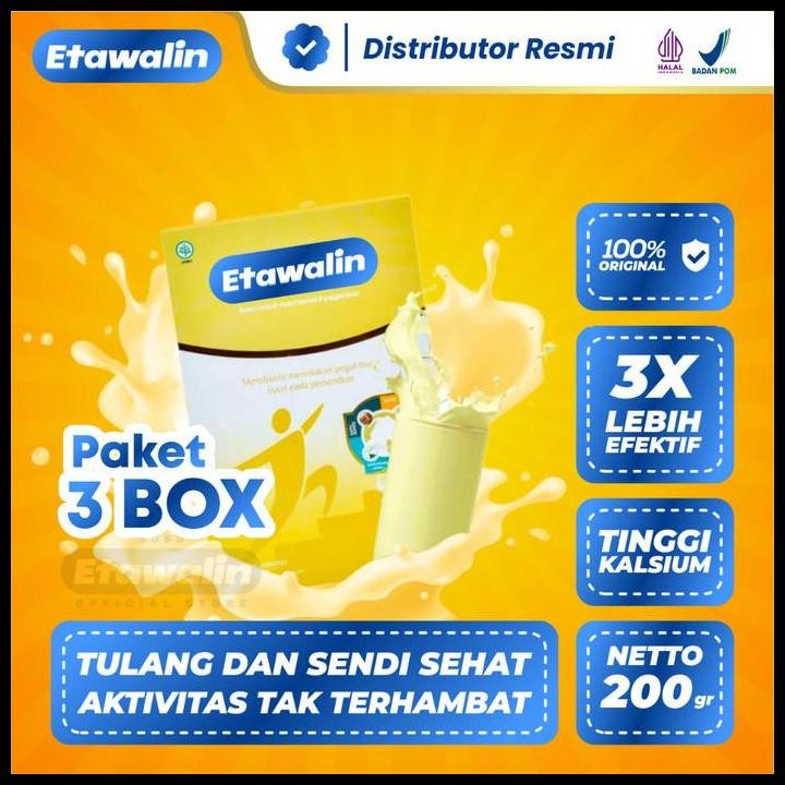 

Terlaris Paket 3 Box Susu Etawalin Original Terapi Nyeri Sendi Dan Tulang Kebas Good Quality