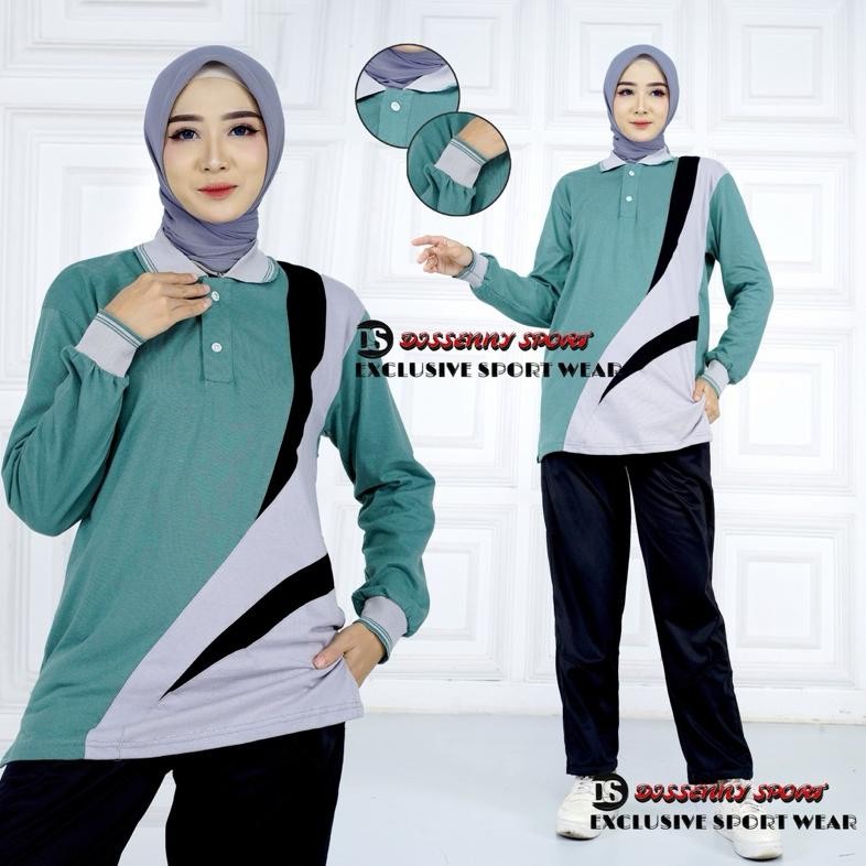Ready Baju 1Set Training Olahraga Wanita Pria / Pakaian Olahraga Pria Wanita