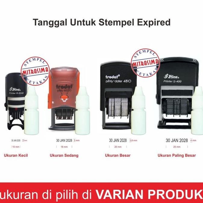 

Terlaris Stempel Expired untuk Tanggal kadaluarsa produk SALE